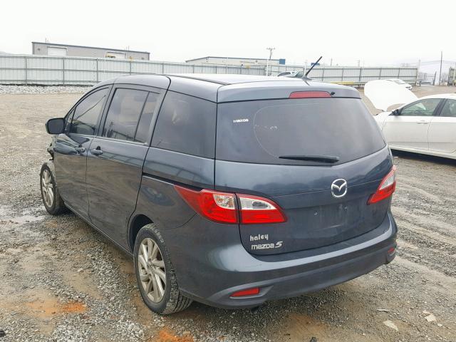 JM1CW2BLXC0112808 - 2012 MAZDA 5 GRAY photo 3