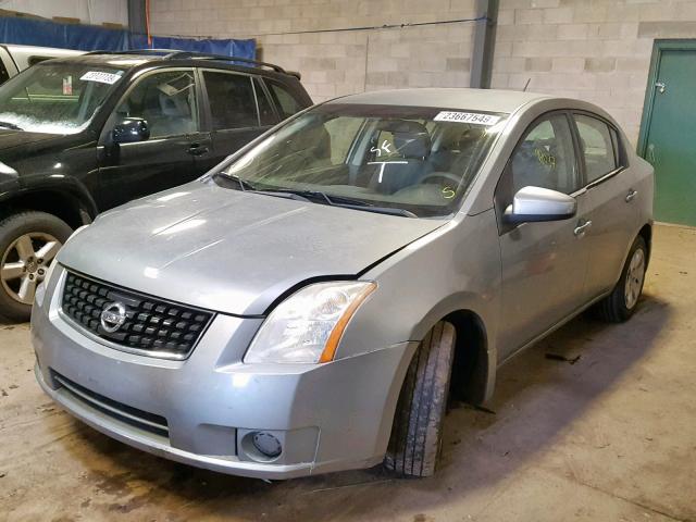 3N1AB61EX8L622487 - 2008 NISSAN SENTRA 2.0 GRAY photo 2