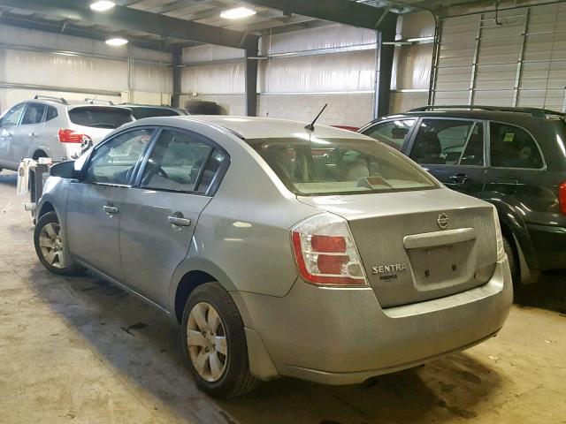 3N1AB61EX8L622487 - 2008 NISSAN SENTRA 2.0 GRAY photo 3