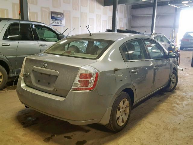 3N1AB61EX8L622487 - 2008 NISSAN SENTRA 2.0 GRAY photo 4