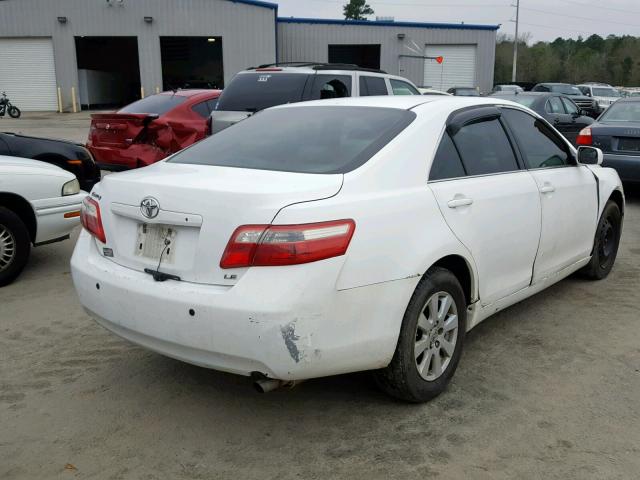 4T1BE46K37U578005 - 2007 TOYOTA CAMRY NEW WHITE photo 4