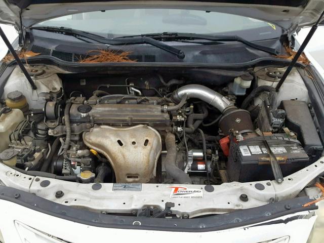 4T1BE46K37U578005 - 2007 TOYOTA CAMRY NEW WHITE photo 7