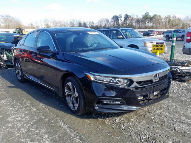 1HGCV1F57JA050883 - 2018 HONDA ACCORD EXL BLACK photo 1