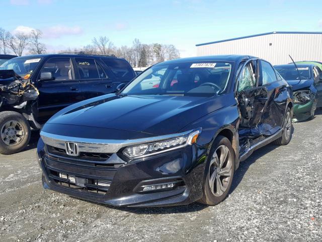 1HGCV1F57JA050883 - 2018 HONDA ACCORD EXL BLACK photo 2