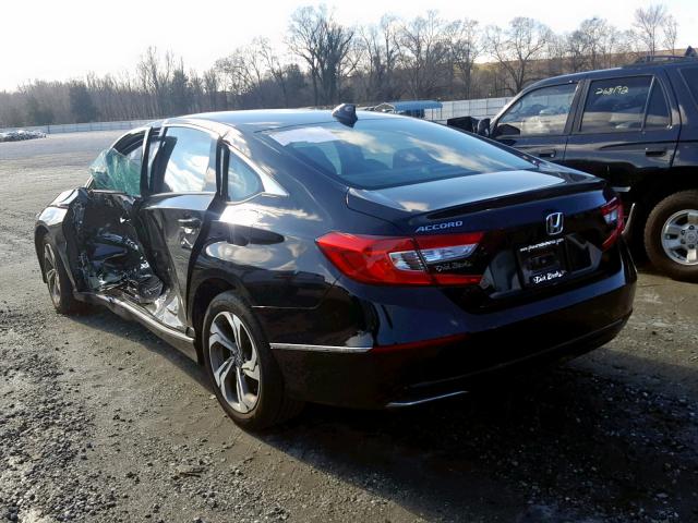 1HGCV1F57JA050883 - 2018 HONDA ACCORD EXL BLACK photo 3