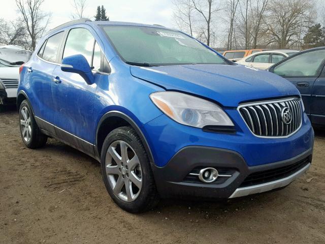 KL4CJGSB3GB630492 - 2016 BUICK ENCORE BLUE photo 1