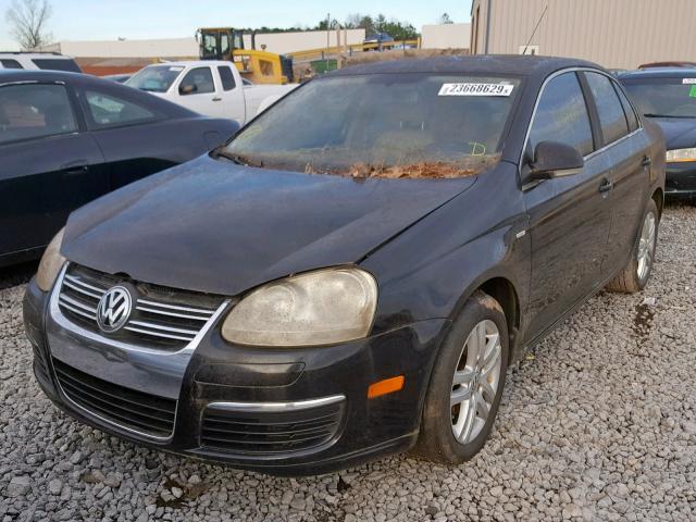 3VWEF71K17M061875 - 2007 VOLKSWAGEN JETTA WOLF BLACK photo 2