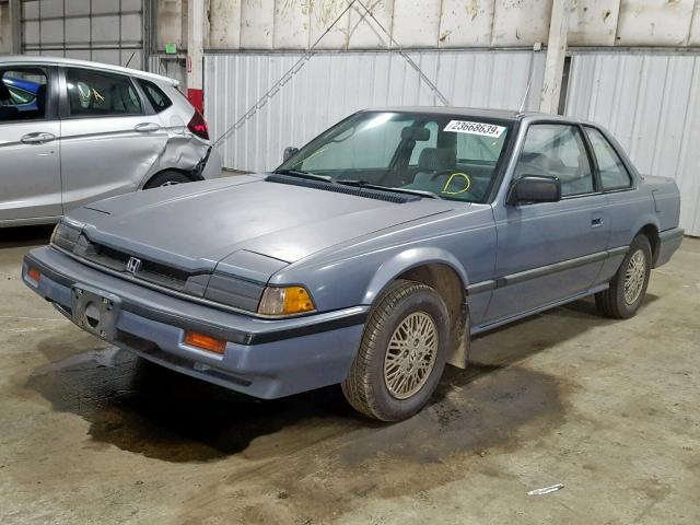 JHMBB5235GC019528 - 1986 HONDA PRELUDE 2. BLUE photo 2