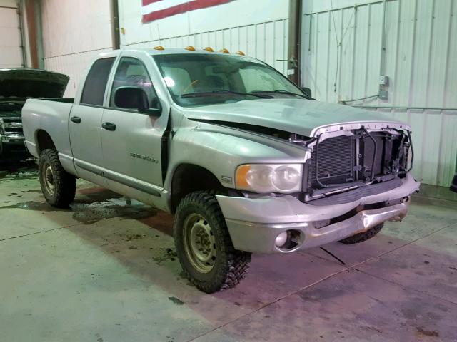 3D7KU28D83G780917 - 2003 DODGE RAM 2500 S SILVER photo 1