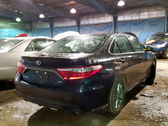 4T1BF1FK7GU181344 - 2016 TOYOTA CAMRY LE BLACK photo 4