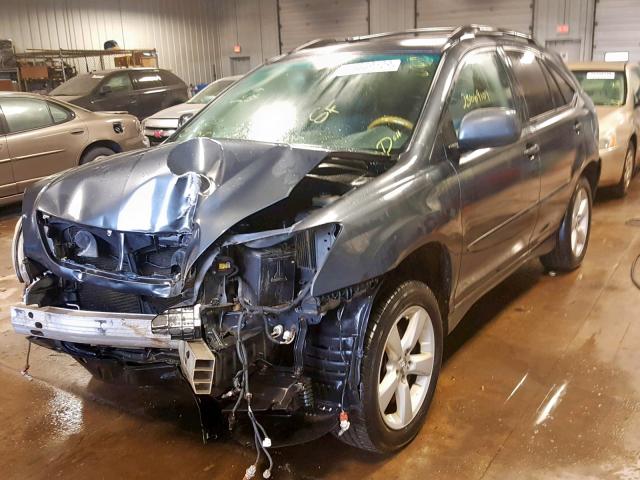 2T2GK31U47C008609 - 2007 LEXUS RX 350 GRAY photo 2