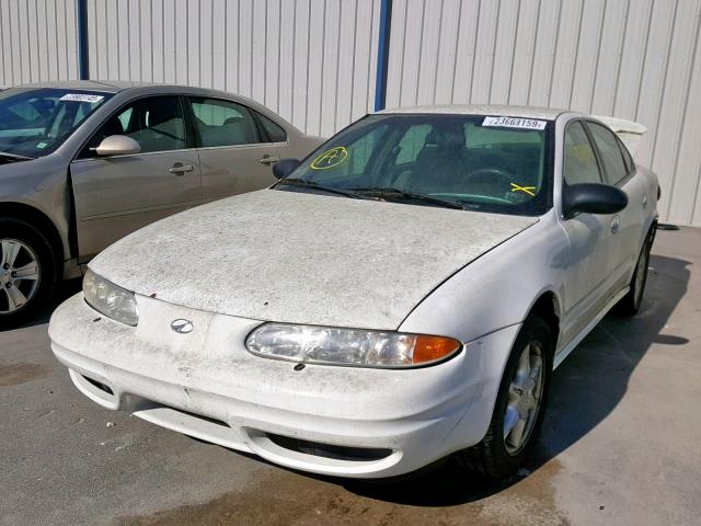 1G3NL52E24C237063 - 2004 OLDSMOBILE ALERO GL WHITE photo 2