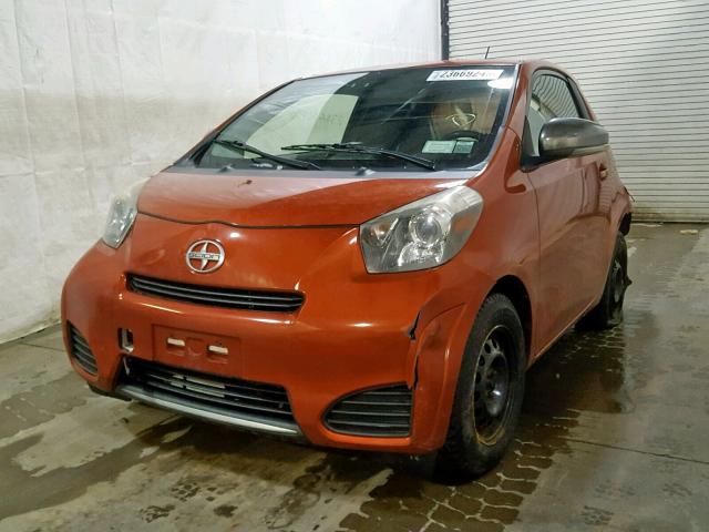 JTNJJXB08CJ020529 - 2012 TOYOTA SCION IQ ORANGE photo 2