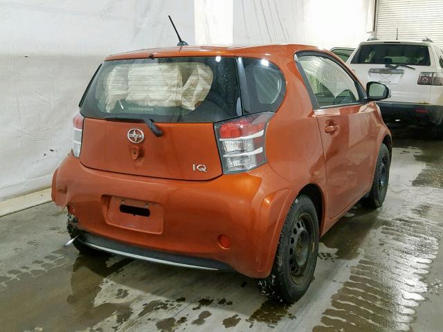 JTNJJXB08CJ020529 - 2012 TOYOTA SCION IQ ORANGE photo 4