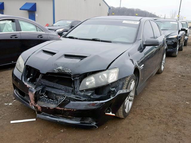 6G2ER57749L169274 - 2009 PONTIAC G8 BLACK photo 2