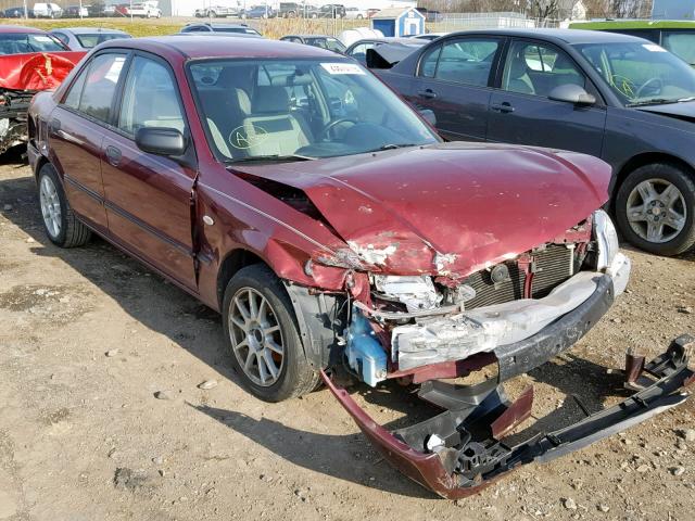 JM1BJ225231162530 - 2003 MAZDA PROTEGE DX RED photo 1