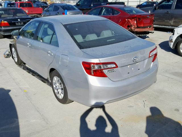 4T4BF1FK9DR282158 - 2013 TOYOTA CAMRY L SILVER photo 3