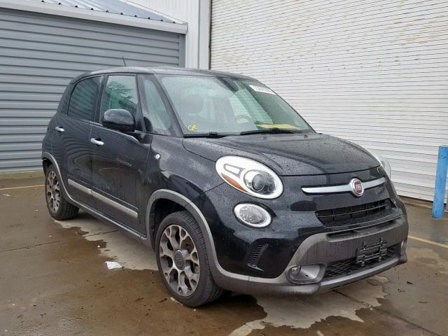 ZFBCFADH7EZ008782 - 2014 FIAT 500L TREKK BLACK photo 1