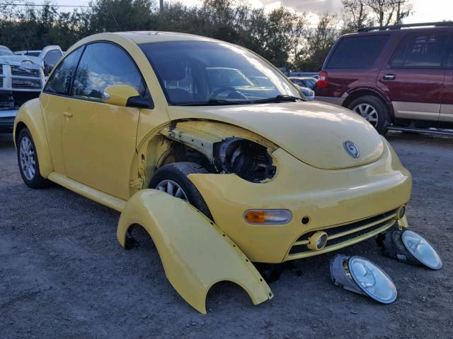 3VWCR31C54M414808 - 2004 VOLKSWAGEN NEW BEETLE YELLOW photo 1