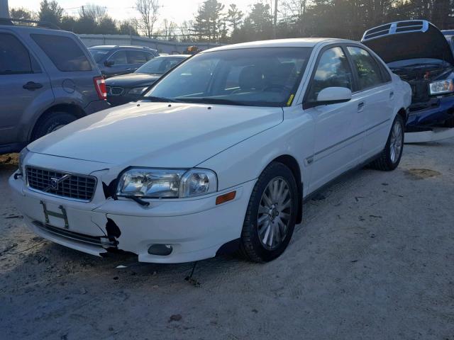 YV1TS592961434228 - 2006 VOLVO S80 2.5T WHITE photo 2