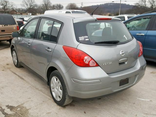 3N1BC1CPXBL410988 - 2011 NISSAN VERSA S GRAY photo 3