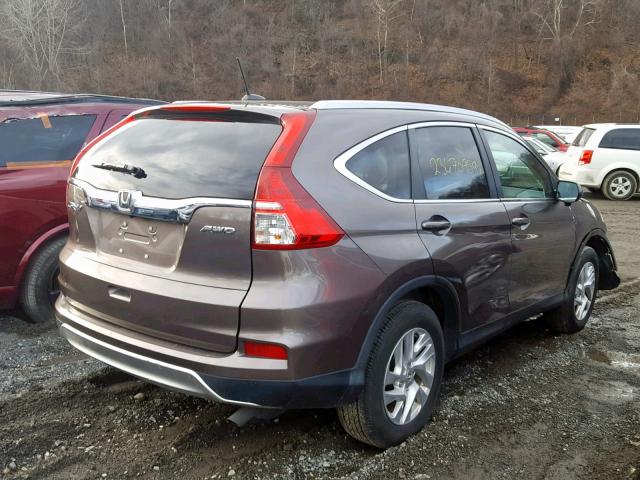 2HKRM4H75GH628623 - 2016 HONDA CR-V EXL BROWN photo 4