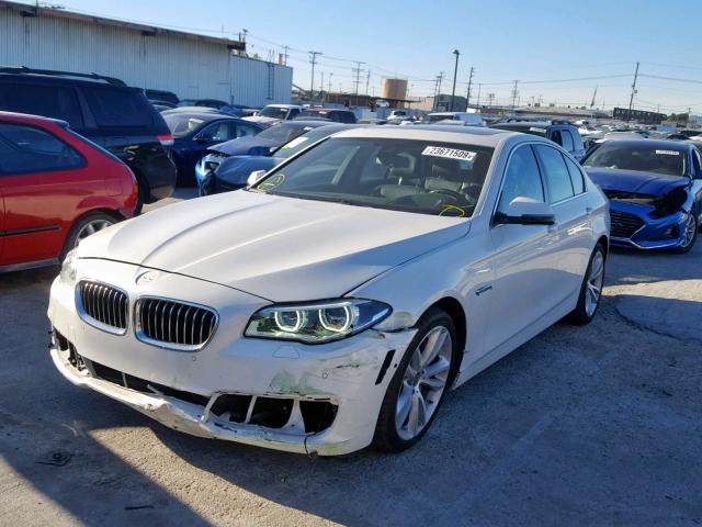 WBA5B1C59GG554200 - 2016 BMW 535 I WHITE photo 2