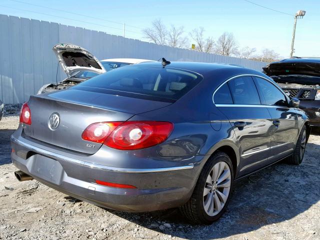 WVWMP7AN0CE513188 - 2012 VOLKSWAGEN CC SPORT Сұр фото 4