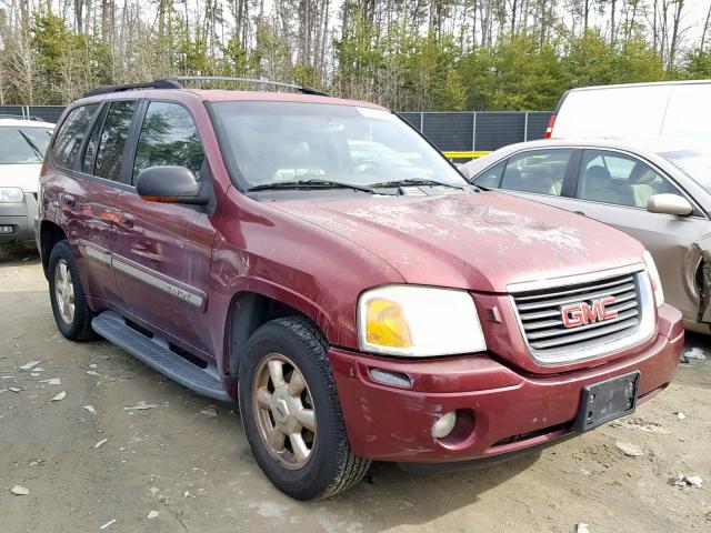 1GKDT13S822365386 - 2002 GMC ENVOY BURGUNDY photo 1