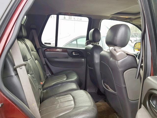 1GKDT13S822365386 - 2002 GMC ENVOY BURGUNDY photo 6