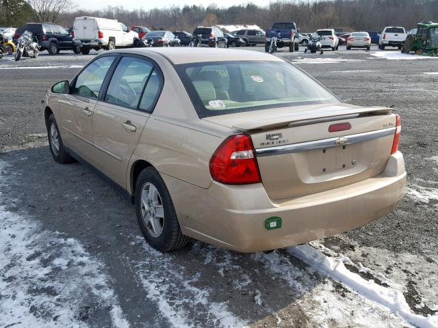 1G1ZT52845F297379 - 2005 CHEVROLET MALIBU LS 金色 照片 3