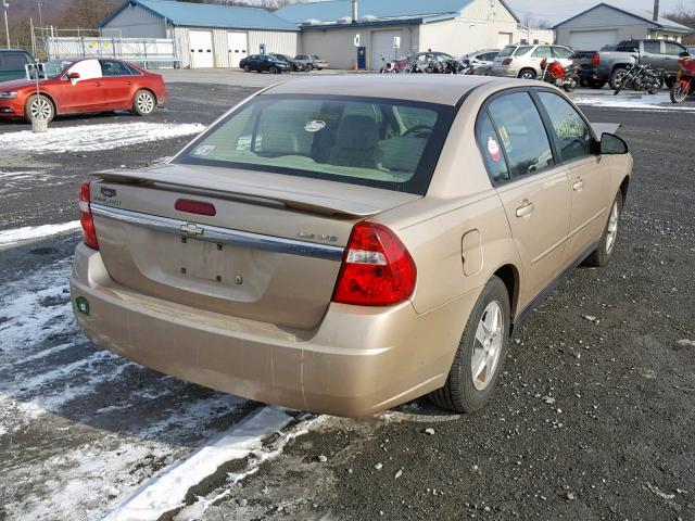 1G1ZT52845F297379 - 2005 CHEVROLET MALIBU LS 金色 照片 4