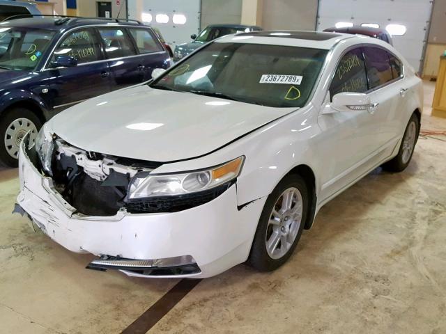 19UUA86529A011185 - 2009 ACURA TL WHITE photo 2