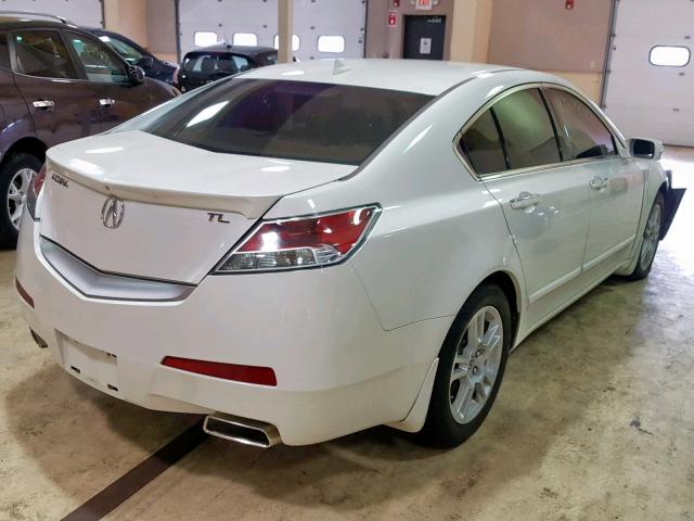 19UUA86529A011185 - 2009 ACURA TL WHITE photo 4