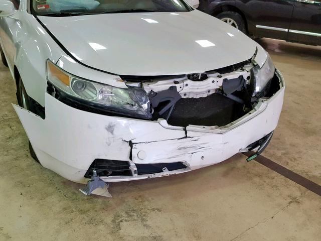 19UUA86529A011185 - 2009 ACURA TL WHITE photo 9