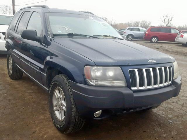 1J4GW48SX4C334559 - 2004 JEEP GRAND CHER BLUE photo 1