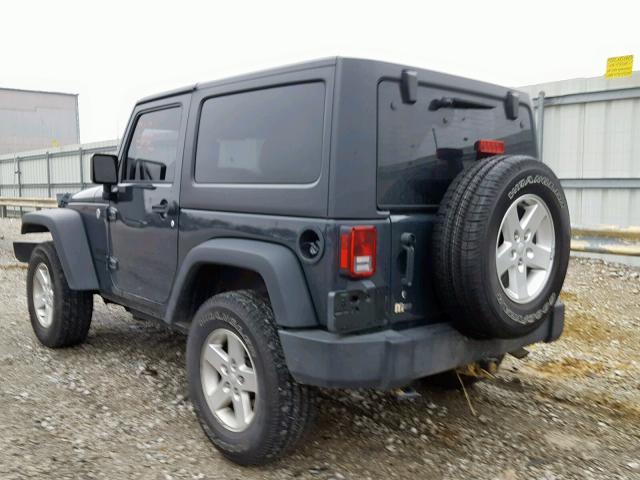 1C4AJWAG3GL301998 - 2016 JEEP WRANGLER S GRAY photo 3