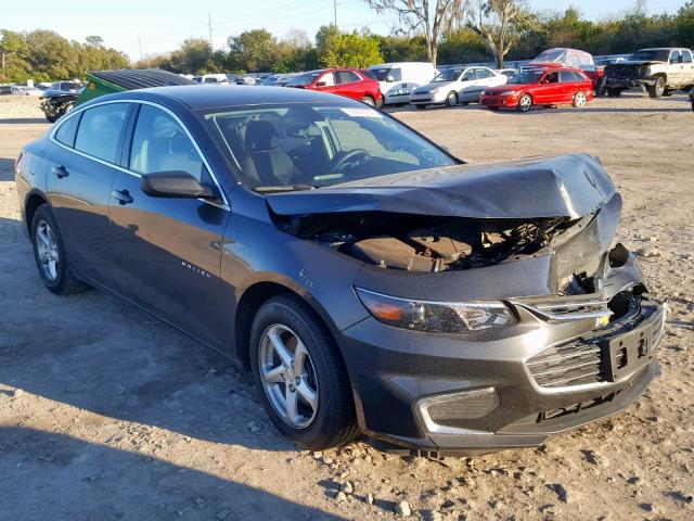1G1ZB5ST9HF209051 - 2017 CHEVROLET MALIBU LS GRAY photo 1