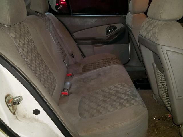 1G1ZT54875F115476 - 2005 CHEVROLET MALIBU LS თეთრი ფოტო 6