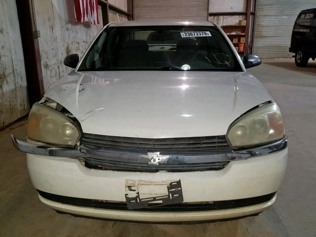 1G1ZT54875F115476 - 2005 CHEVROLET MALIBU LS თეთრი ფოტო 9