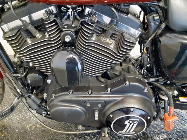 1HD1CT3199K444155 - 2009 HARLEY-DAVIDSON XL1200 C BURGUNDY photo 6