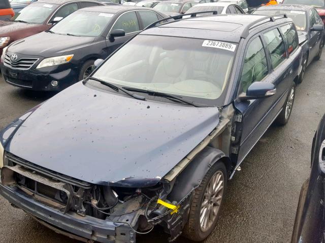 YV1SW592X71655967 - 2007 VOLVO V70 2.5T BLUE photo 2