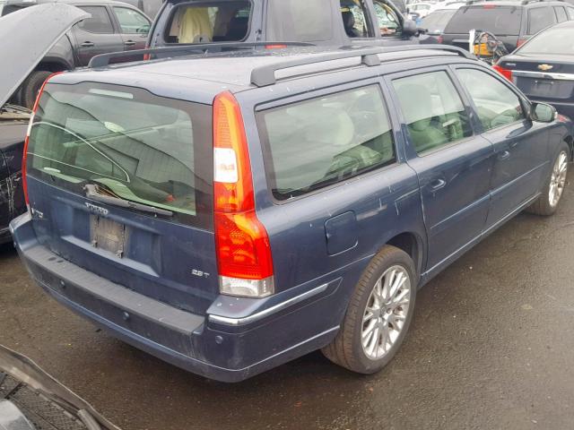 YV1SW592X71655967 - 2007 VOLVO V70 2.5T BLUE photo 4