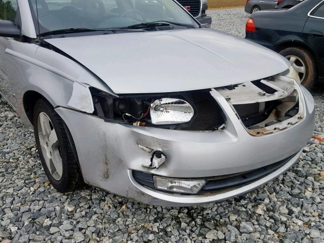 1G8AL55B26Z142383 - 2006 SATURN ION LEVEL SILVER photo 9