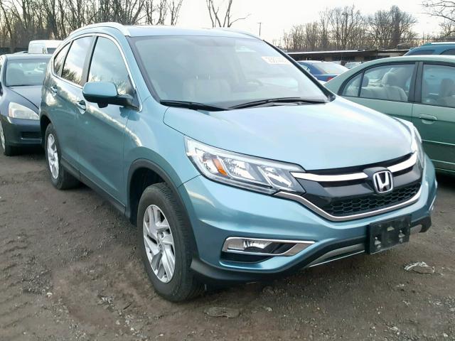 2HKRM4H71GH710123 - 2016 HONDA CR-V EXL BLUE photo 1