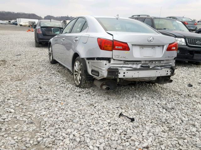 JTHCK262682024541 - 2008 LEXUS IS 250 SILVER photo 3