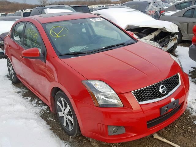 3N1AB6AP7CL736232 - 2012 NISSAN SENTRA 2.0 RED photo 1