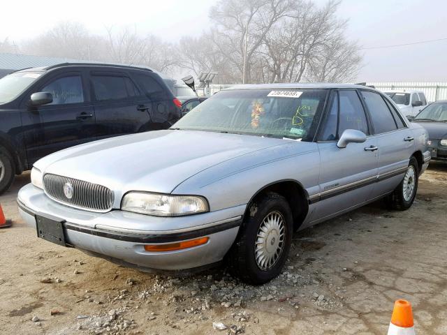 1G4HP52KXVH522410 - 1997 BUICK LESABRE CU BLUE photo 2