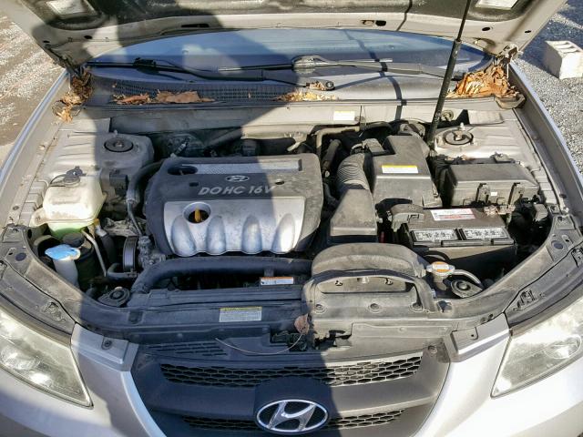 5NPEU46C56H140849 - 2006 HYUNDAI SONATA GLS Gümüş foto 7