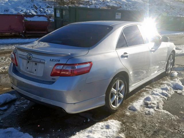 4T1BK46K47U541666 - 2007 TOYOTA CAMRY NEW SILVER photo 4